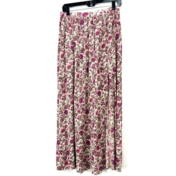 Patrons of Peace Maxi Skirt Women Sz M Floral Paisley Lightweight Flowy 1188T - Picture 3 of 11